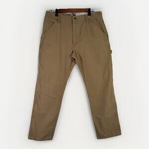 Wrangler Men's 34x31 Brown Carpenter Work Pants (see measurments)